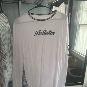 Hollister White Long Sleeve Shirt